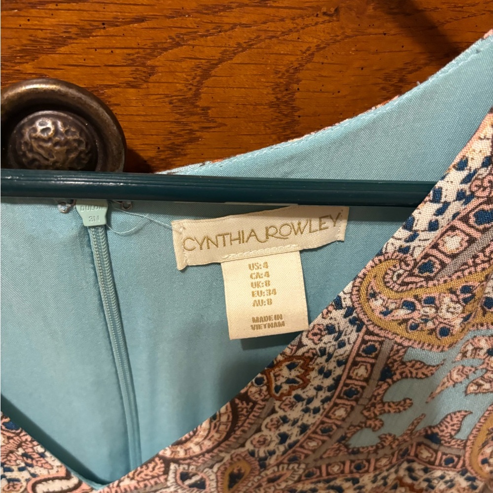 Cynthia Rowley Paisley Print Dress